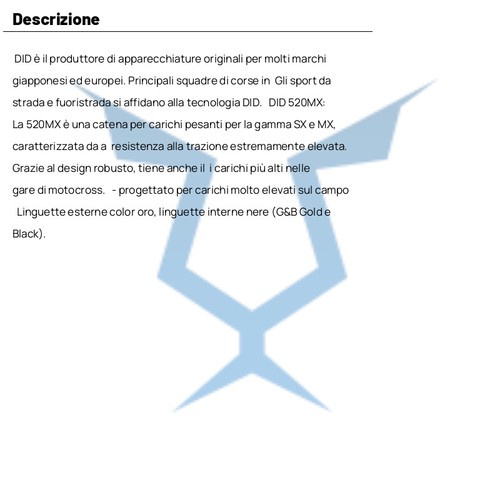 DID Kette Std G & B 520MX/112 Klammer Für Husqvarna 250 Cr 1993-2005 - Bild 6 von 6
