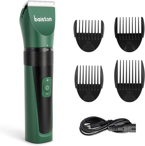 Pet Grooming Hair Clippers, Low Noise 5-Speed Cordless Pet Hair Trimmers, Waterp