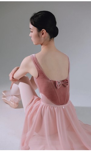 Tights Ballet Dance Suit Velvet Body Suit Teacher Exercise Suit Gymnastics Suit - Picture 16 of 18