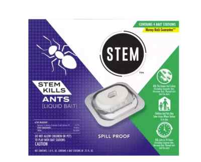 Liquid Ant Baits, Kills The Queen and Colony, for Indoor Use, 4 Spill Proof Bait