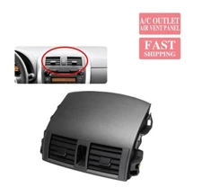 Dash Center A/C Air Vent Upper Bezel Trim Fit For Toyota Corolla 2009-2013 black
