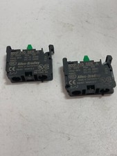 ALLEN BRADLEY 800F-X10 CONTACT BLOCKS 1NO LOT OF 2 SERIES A