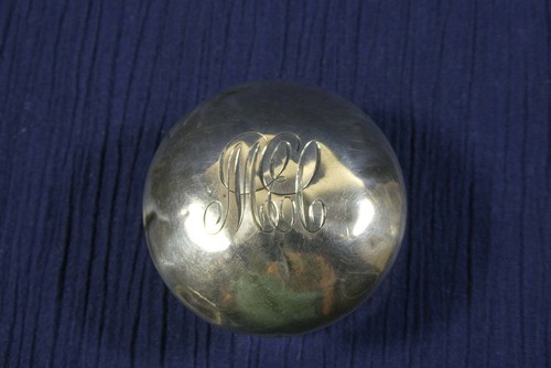 Antique Art Deco Sterling Silver Topped Cut Crystal Vanity Jar Birmingham 1922 - Picture 9 of 12