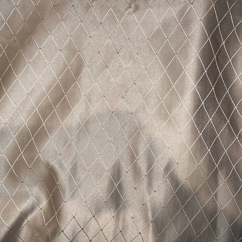 Croscill Home King Bedskirt Gold Diamond Pattern Dust Ruffle - Picture 5 of 8