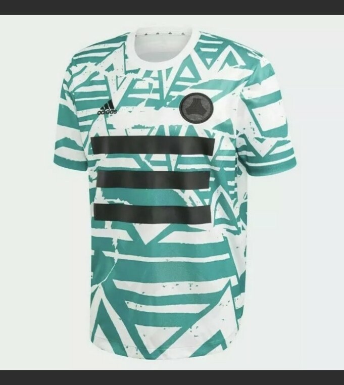 Adidas Tan Adv Jersey FM1082 Football Soccer White Green Size 2XL