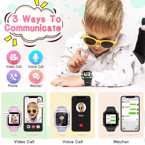 Kids 4G Smart Watchs Camera GSM Tracker SOS LBS Call Phone Game Watches Boy Girl - Bild 49 von 78