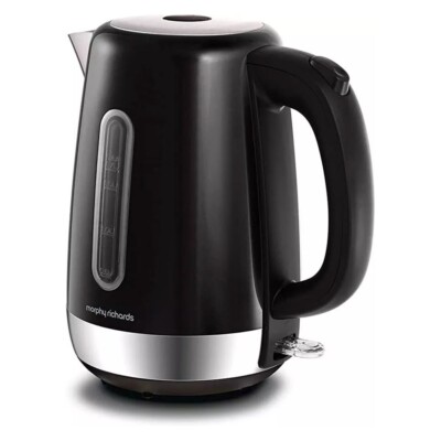 Morphy Richards Equip Wasserkocher Wasserkocher Tee Heißwasser Wasserkocher 1,7L Kanne Schwarz