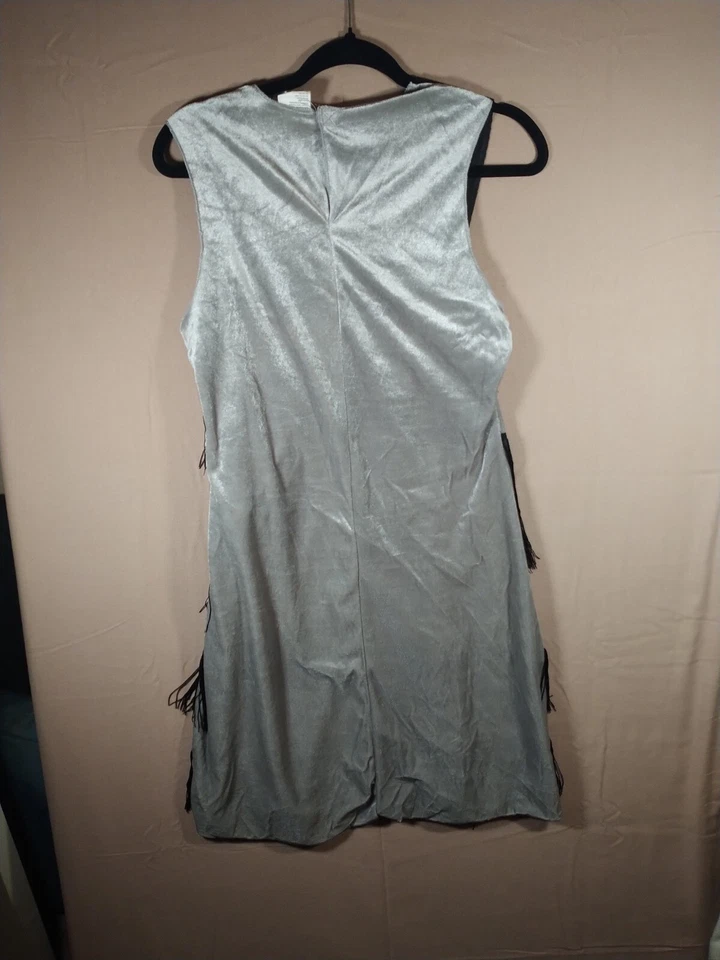 Disfraz Halloween Rugiente Años 20 FLAPPER Disfraz con Diadema de Plumas con Guantes Foto 3 de 4