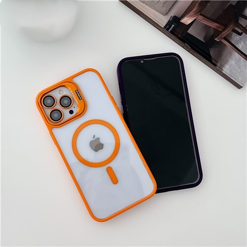 Magnetische Hülle mit Kamera Schutz Ring Ständer für iPhone 15 14 13 12 11 Pro Max - Bild 17 von 30