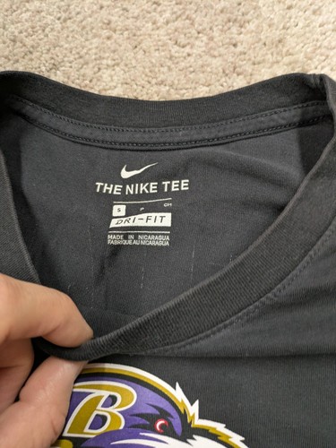 The Nike Tee Dri Fit Baltimore Ravens Ingram II Shirt Mens S Small Black NFL - Picture 6 of 10