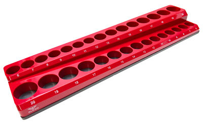 Stecknuss-Halter Für Werkstatt & Garage – Wandmontierbar, In 1/4", 3/8" Oder 1/2" Wählbar, Mit 8 Clips