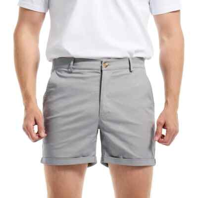 AIMPACT Herren Bermuda Shorts Regular Casual Shorts Sommershorts Grau 36 (1.12W)
