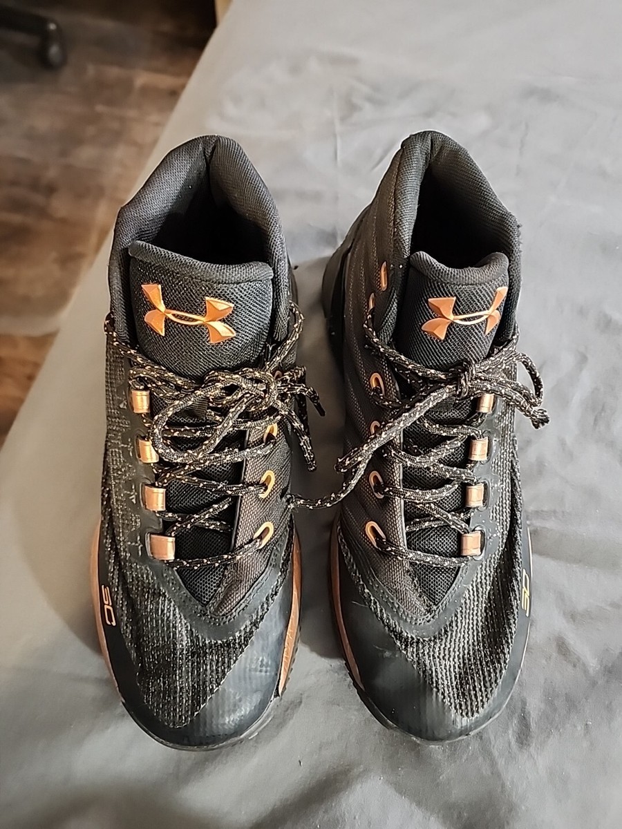 新品Under Armour Curry 3 ブラック/オレンジ Curry 3 Shoes Gold & Black Steph Curry Under Armour Warriors