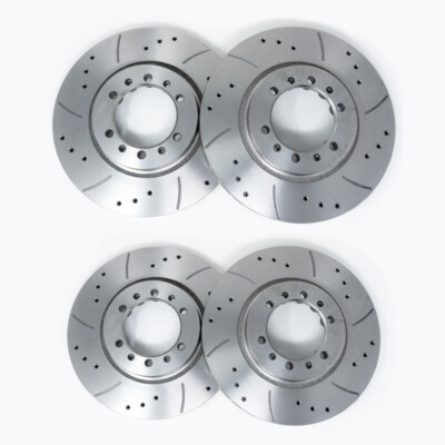 MTEC Front 320mm & Rear 300mm Brake Discs for Mitsubishi Lancer Evo 5 6 7 8 9