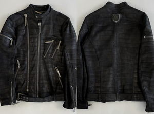 philipp plein leather jacket ebay