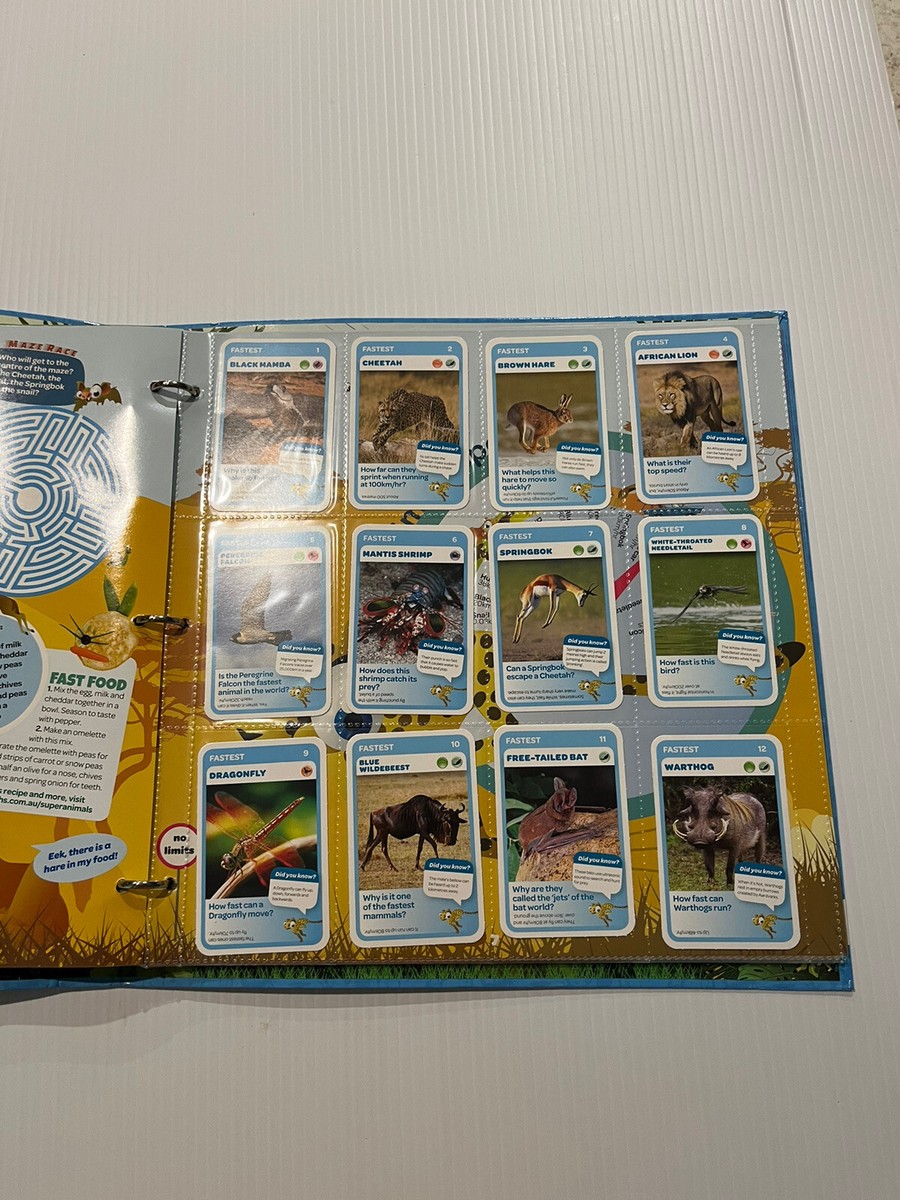 その他 Woolworths Taronga Aussie Animals Cards Woolworths Aussie Animals Album Full Set Preview (Activity