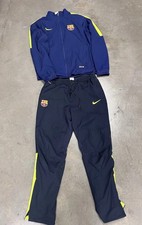 Nike FC Barcelona Full Track Suit Size Large