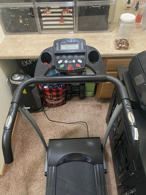 Electric Compact Foldaway Treadmill Black Digital Display Hand Pulse 6 Programs