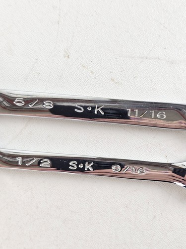 SK TOOLS USA FLARE NUT LINE WRENCH 2 pc SET 1/2 x 9/16 F1618 & 5/8 x 11/16 F2022 - Bild 3 von 7
