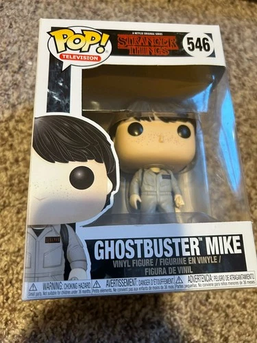 Funko Pop! Vinyl Ghostbuster Mike #546 Stranger Things Television Vinyl Figure