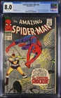 MARVEL COMICS AMAZING SPIDER-MAN #46 CGC 8.0 WHITE PAGES 1ST SHOCKER APPEARANCE