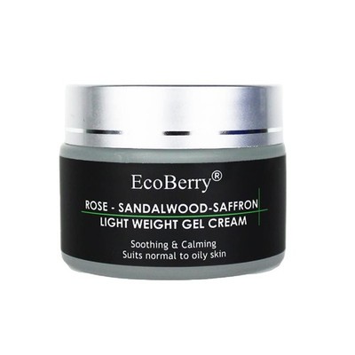 EcoBerry Rose Sandalwood Saffron Light Weight Gel Cream 50gm