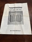 VINTAGE SANSUI SP-200 SP-100 Owners Manual Japanese — photo 1