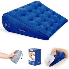 Inflatable Wedge Pillow for Sleep Apnea, Travel Wedge Pillow for Back Pain Re...