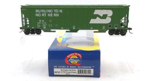 Tolva cubierta Athearn 92741 escala HO Burlington Northern 54' FMC #461515 LN/caja | Condition: Used