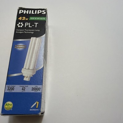 Philips Compact Fluorescent Lamp PL-T 42W 835/4P/LL/A 3200 LOT OF TWO