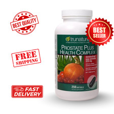 Trunature Prostate Plus Health Complex, 250 Softgels,saw palmento and zinc