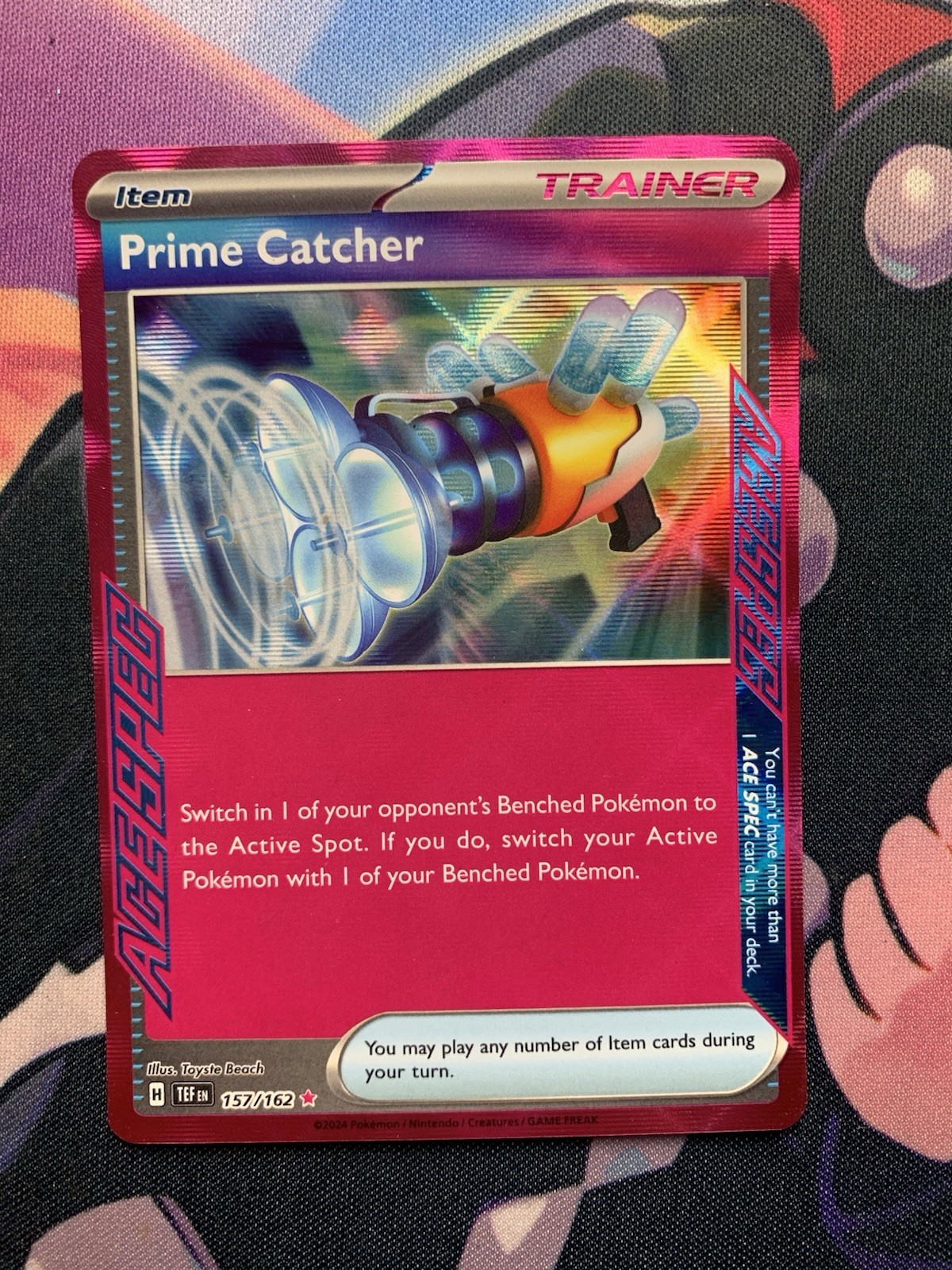 Prime Catcher ACE SPEC Rare SV05: Temporal Forces 157/162 NM