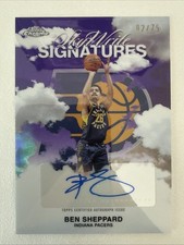 Ben Sheppard 2025-26 Topps Chrome Sky-Write Signatures Auto Purple /75 #SWS-BS