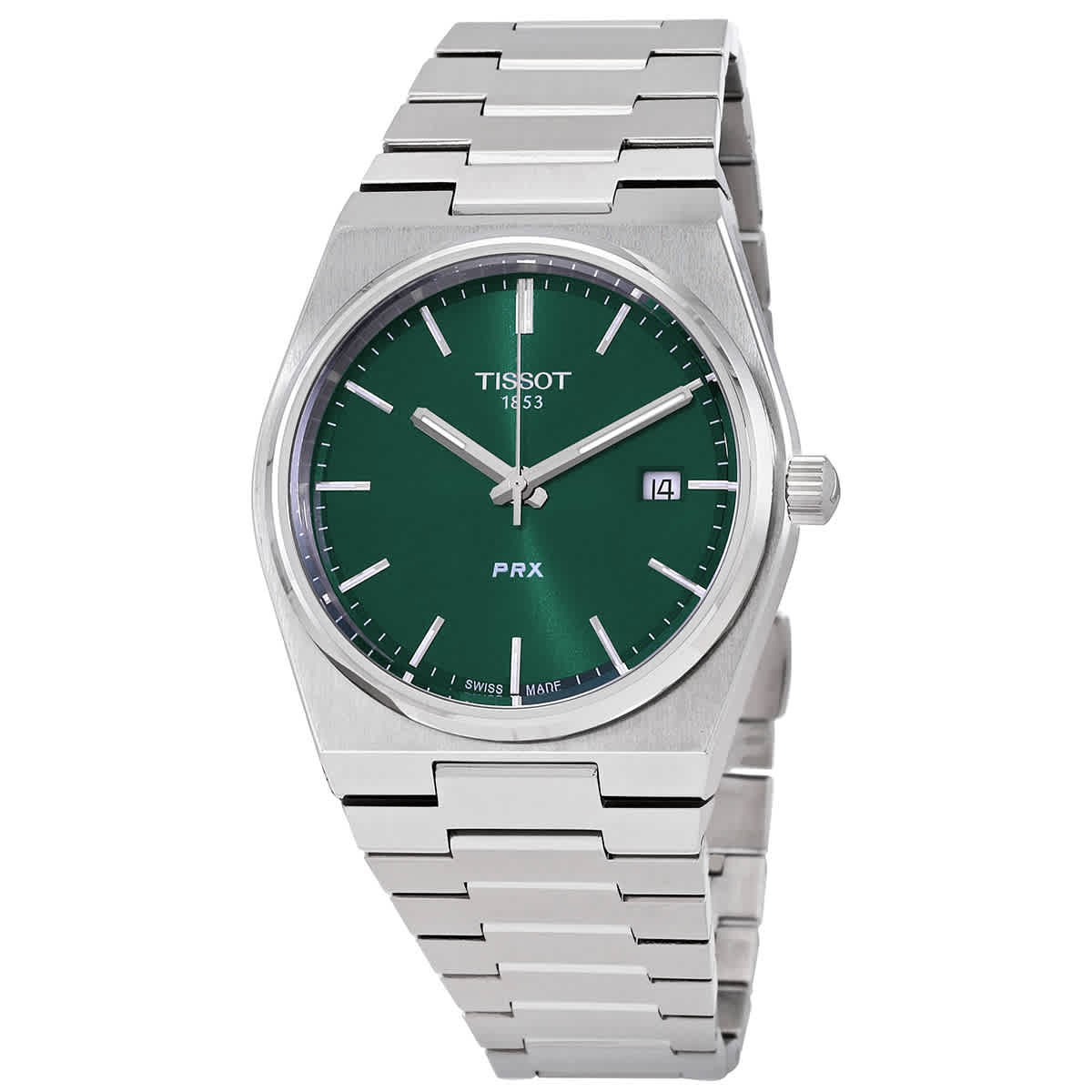 Tissot PRX T-Classic Quartz Green Dial Men's Watch T1374101109100