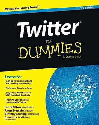 Twitter For Dummies - Paperback, by Fitton Laura; Hussain Anum; - Very Good