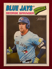 JOHN'S DEALS - US - 2026 TOPPS HERITAGE #108 GEORGE SPRINGER TORONTO BLUE JAYS