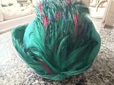 Vintage Jack McConnell Boutique Excello Felt Women  s Wool Hat With Feathers USA