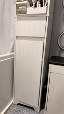 Wayfair white tall cabinet - Trumbauersville Freestanding LinenCabinet