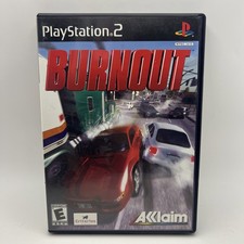 Burnout Sony PlayStation 2, 2001 PS2 Aklaim Video Game with Manual