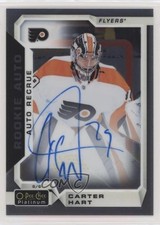 2018-19 O-Pee-Chee Platinum Rookie Autos Carter Hart #R-CH Auto u4f