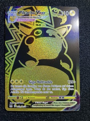 Pokémon Pikachu VMAX TG29 - Verlorener Ursprung - Gold - Deutsch NM