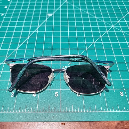 Vera Wang Eyeglasses, Frames Only, V921 TE, 52-16-135, Metal, Teal/Silver - Picture 4 of 12