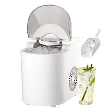 VEVOR Countertop Ice Maker 26Lbs/24H Self-Cleaning with Ice Scoop for Home Bar