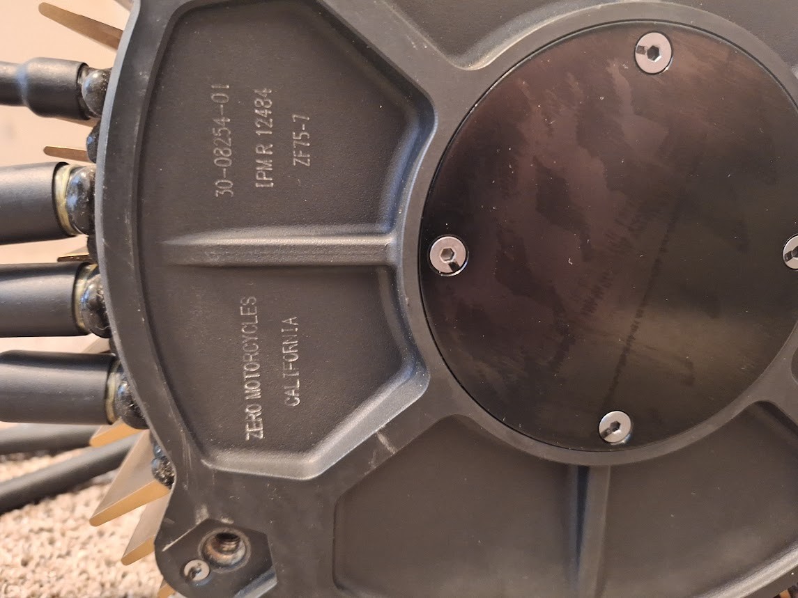 Zero Motorcycles ZF75-7 Electric Motor 70HP USED EXCELLENT CONDITION