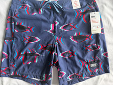 Saxx Betawave 7"inseam 2N1 Shorts Swim Trunks Mens Medium Droptemp Lined SAMPLE