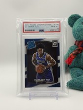 2017/18 Donruss Optic - Gem Mint PSA 10 De'Aaron Fox Rated Rookie