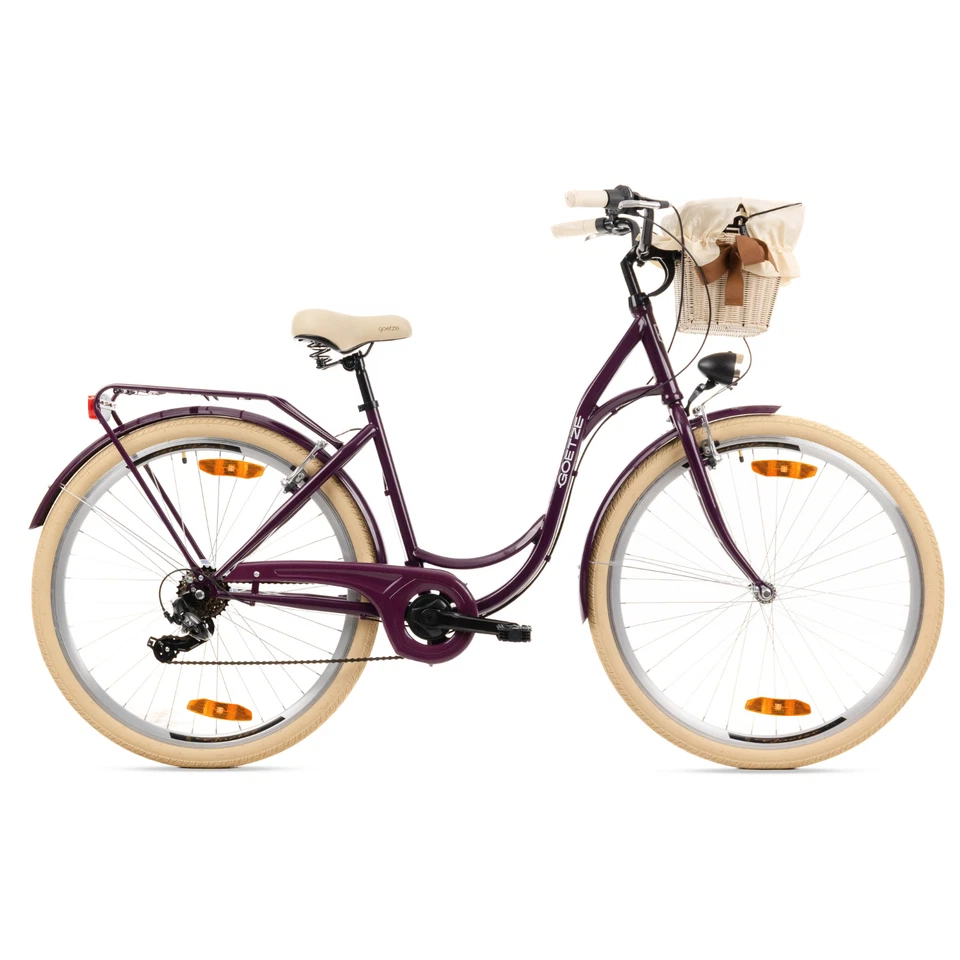 Goetze City Bike Mood 28 Zoll, 7-Gang Shimano, V-Brake, LED, Damenrad mit Korb! - Bild 2 von 4