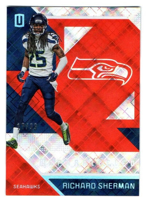 2016 Panini Unparalleled Richard Sherman #132 Orange #'d 17/99 Free Shipping