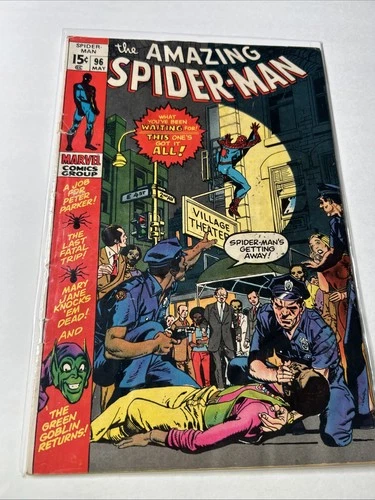 Amazing Spider-Man #96 Drug Book, Not CCA Approved, Green Goblin!🔥🔥￼ Hot Copy!