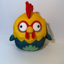Disney Moana Heihei Squishmallow 8 Inch Plush Rooster Yellow Red Jazwares NWT
